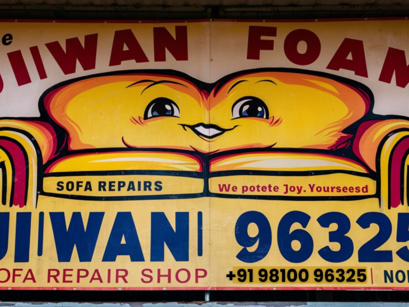 jiwan foam sofa repair